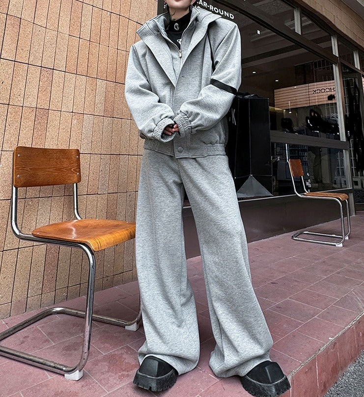フェイクレイヤード ダブルカラー セットアップ