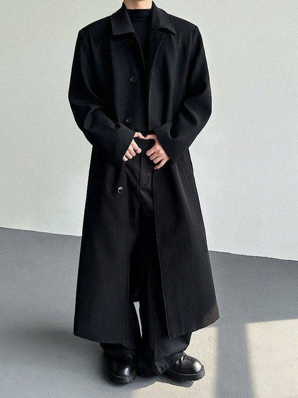 SPRING ダークスタイル トレンチコート