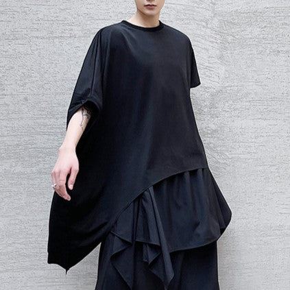 オーバーサイズ フラッタリング ハーフスリーブTシャツ