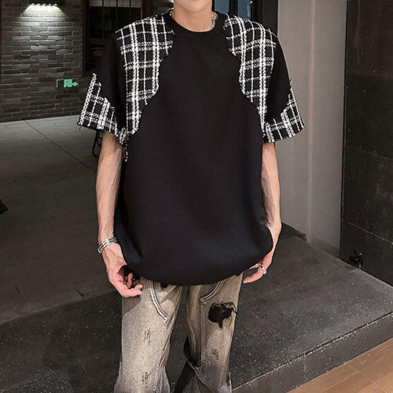 パッチワーク デザイナーズ ハーフスリーブTシャツ