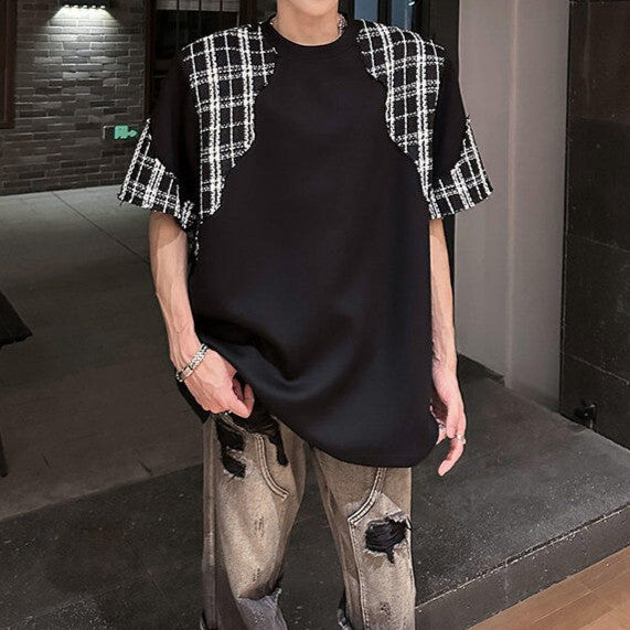 パッチワーク デザイナーズ ハーフスリーブTシャツ