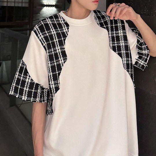 パッチワーク デザイナーズ ハーフスリーブTシャツ