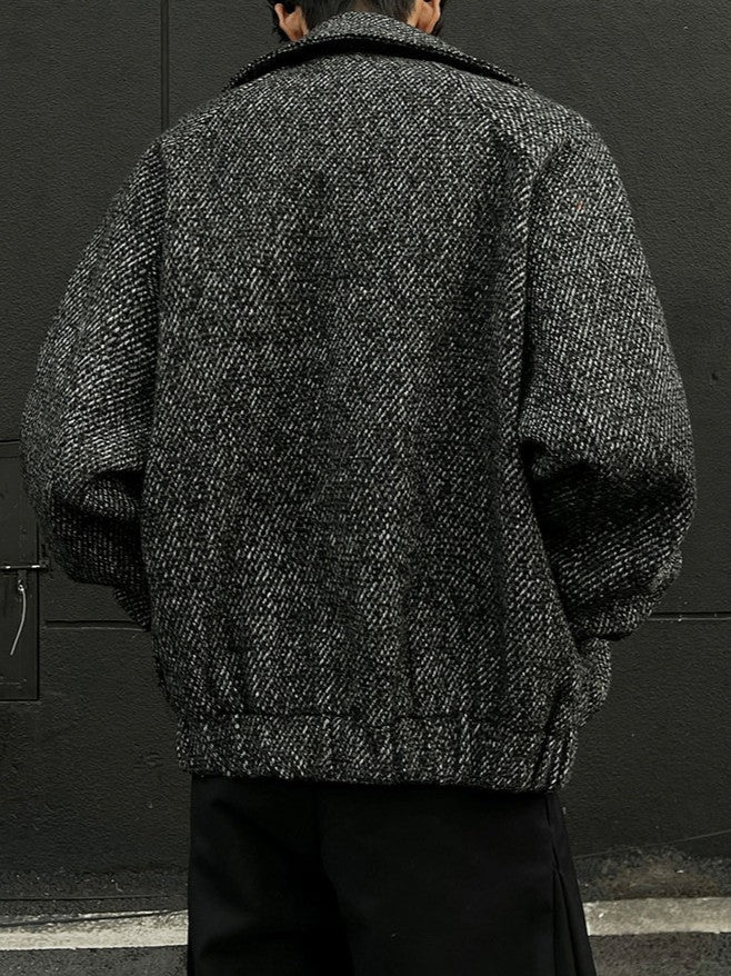 レトロツイル スタンドカラージャケット