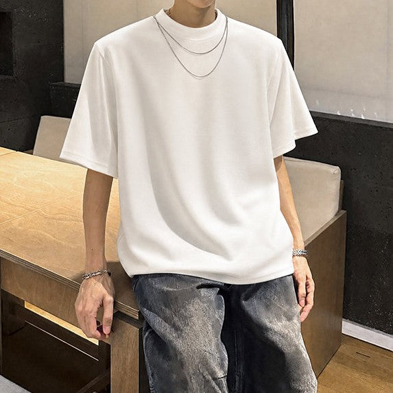 ツインチェーンデコレート ハーフスリーブTシャツ