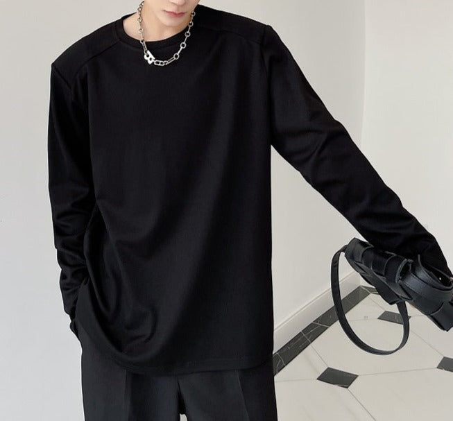 ショルダー パッド ロングスリーブTシャツ