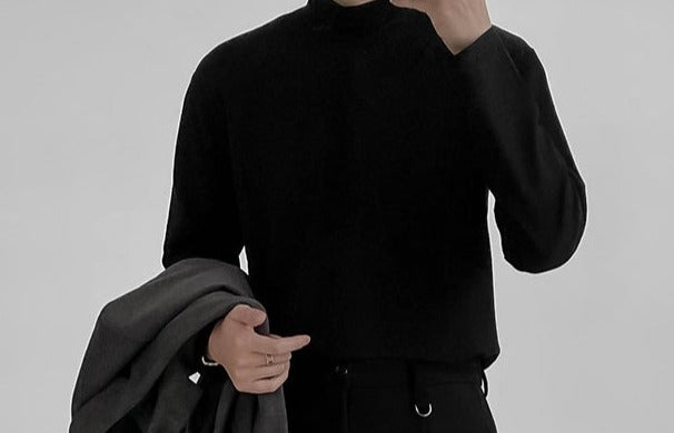 ハイネック ロングスリーブ Tシャツ