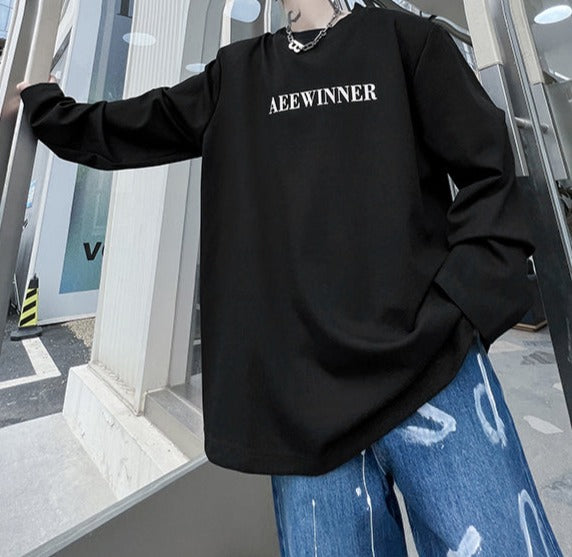 ショルダーパッド ロングスリーブ Tシャツ