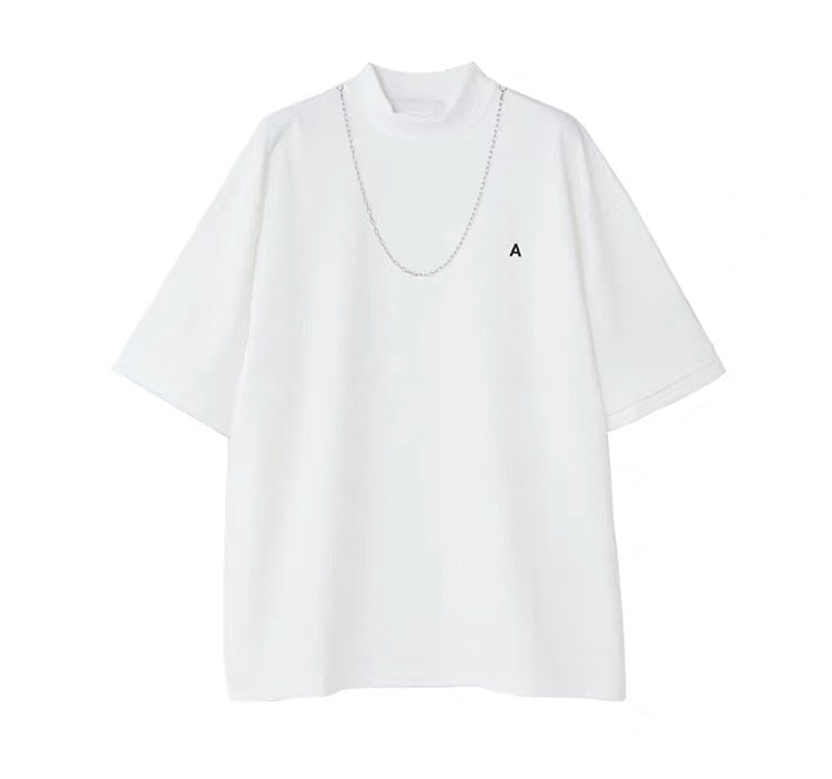 ハイカラー ショートスリーブ Tシャツ