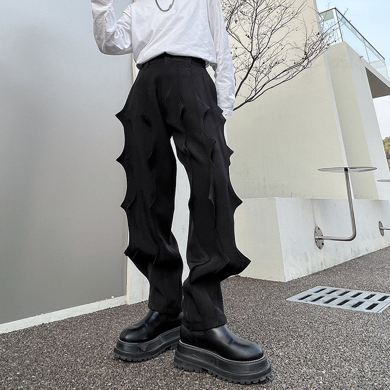 マルチプリーツ デザイナーズ パンツ