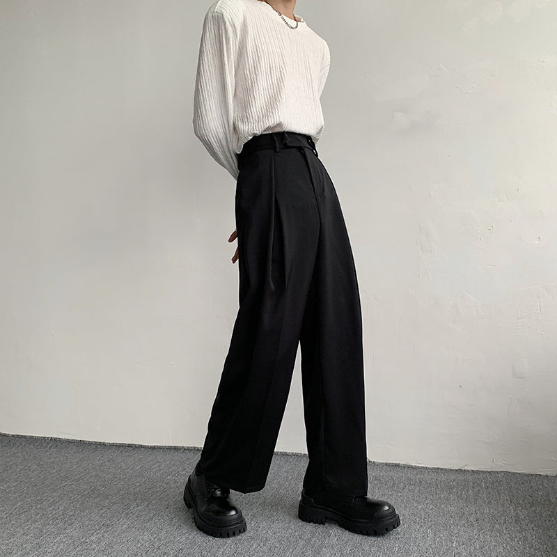 トラウザー ストレート ワイドパンツ