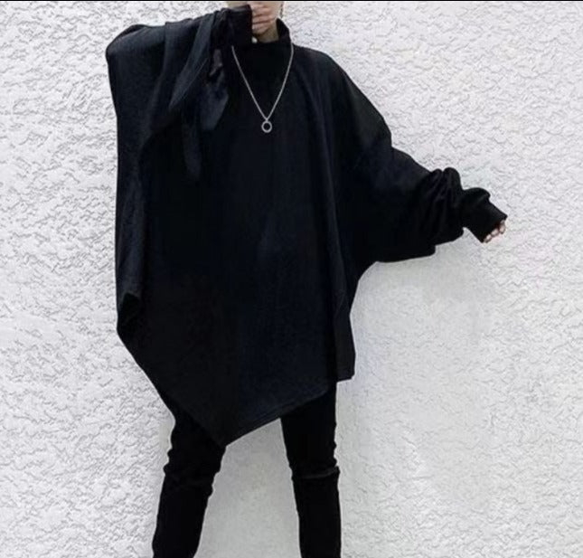 ハイネック ロングスリーブ スウェットシャツ