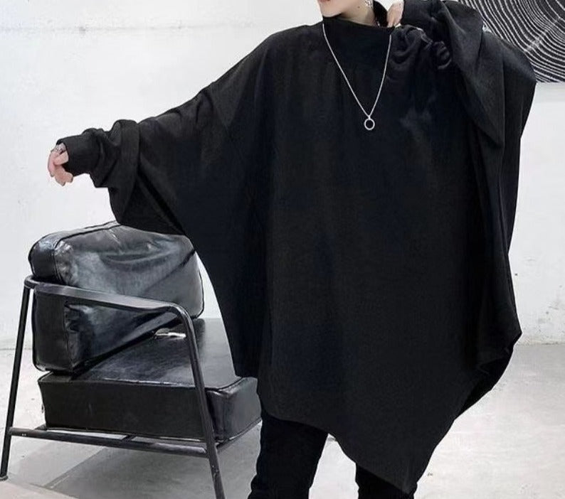 ハイネック ロングスリーブ スウェットシャツ