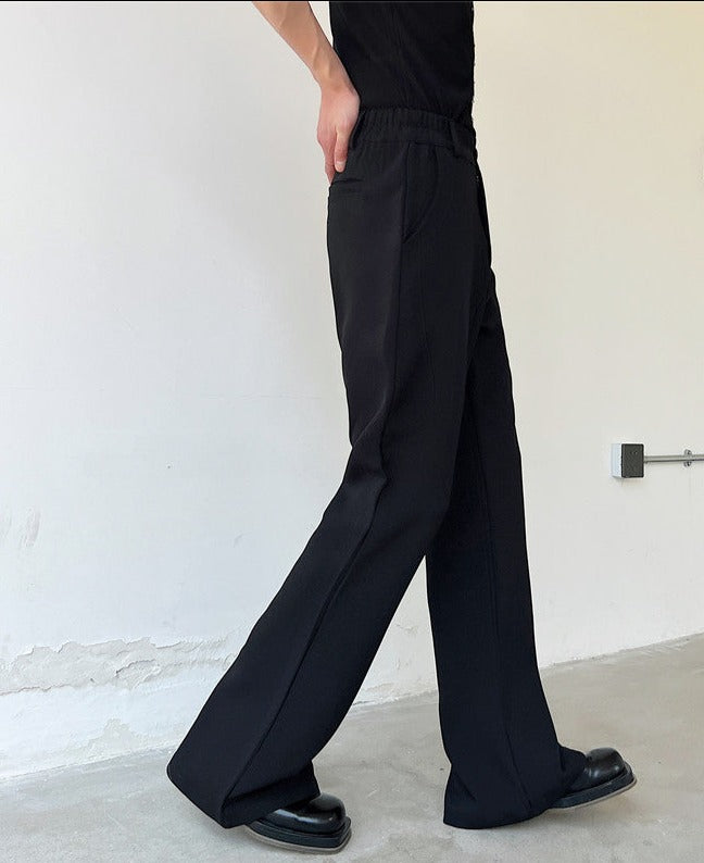 レトロチック デザイン フレアパンツ