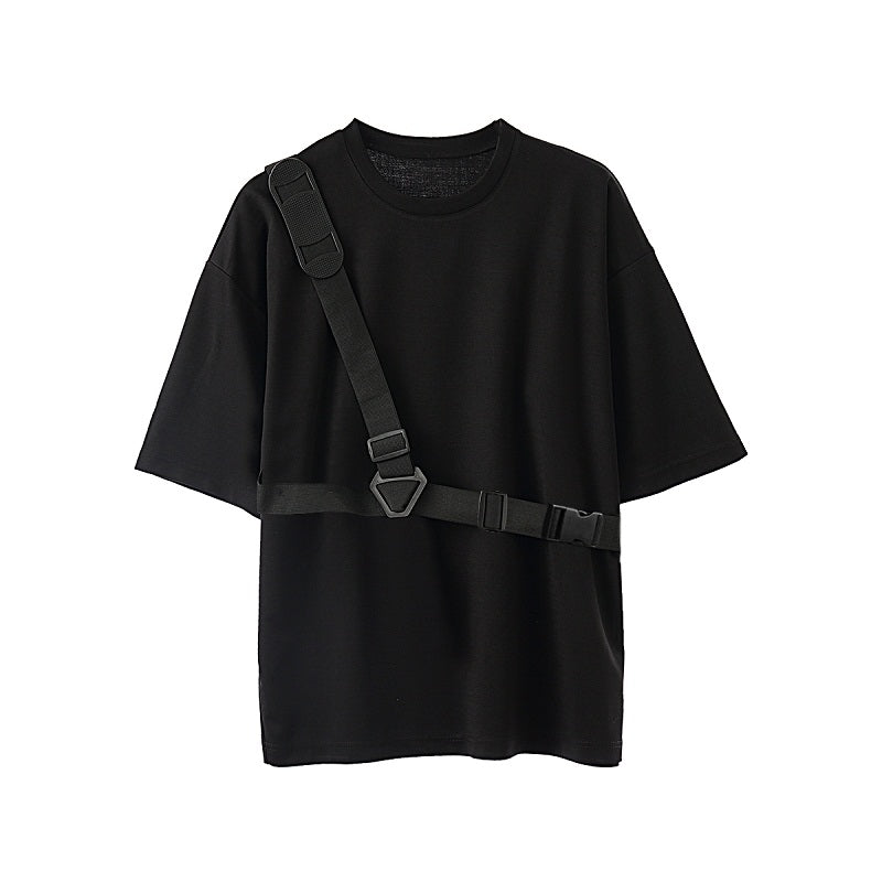 ショルダー ウエスト ストラップ Tシャツ