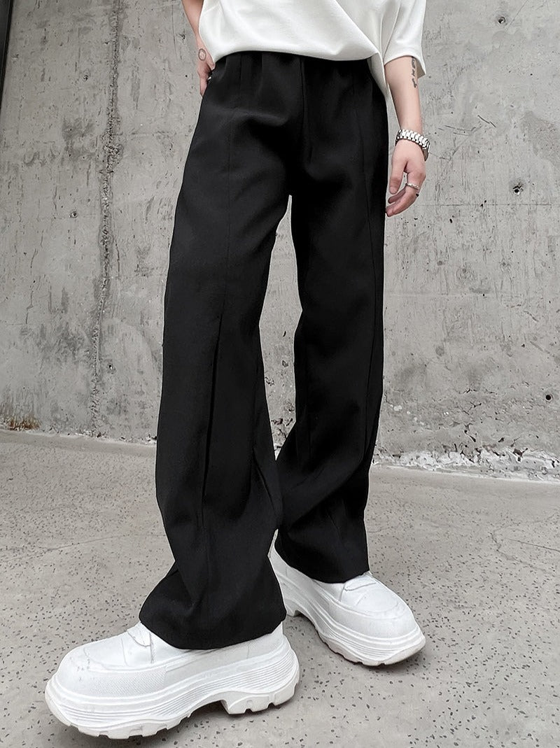 ブロードレッグ ストレートパンツ