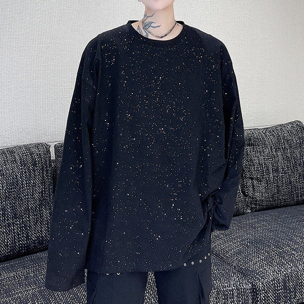 スタッディドパターン ロングスリーブTシャツ