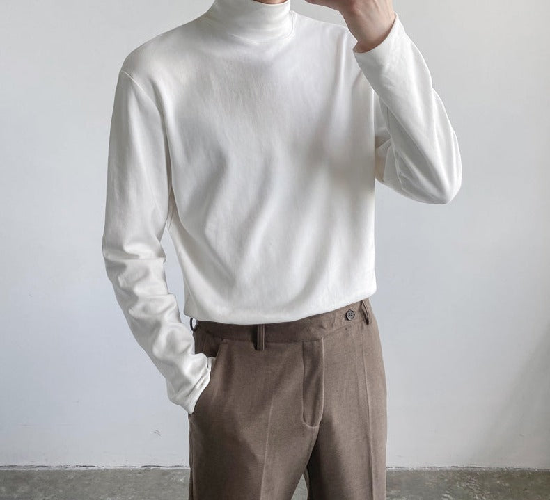 ハイネック ロングスリーブ Tシャツ