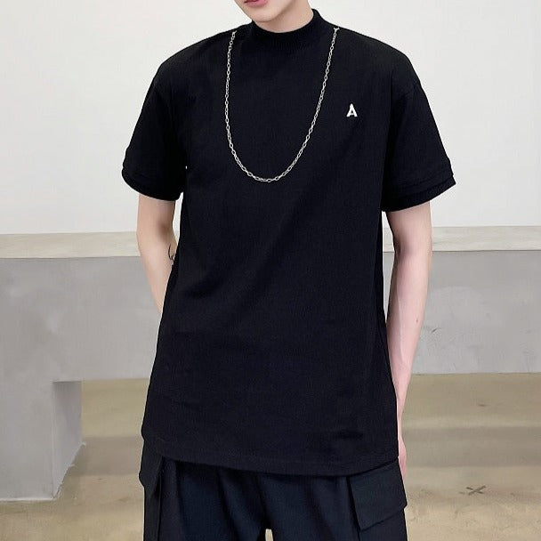 ハイカラー ショートスリーブ Tシャツ