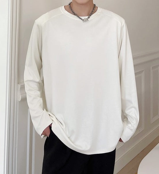 ショルダー パッド ロングスリーブTシャツ