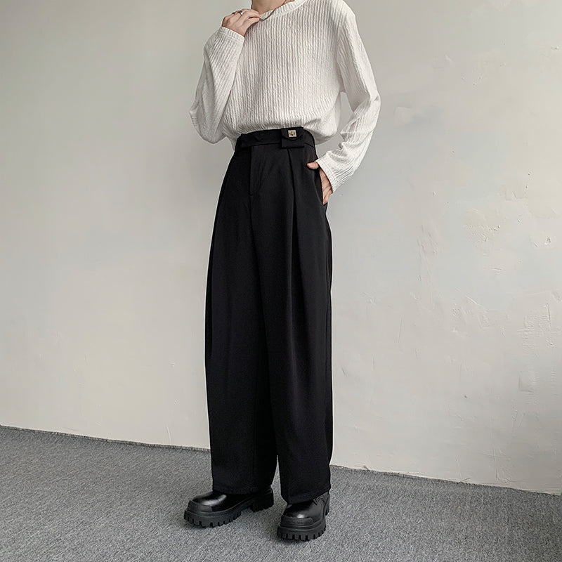 トラウザー ストレート ワイドパンツ