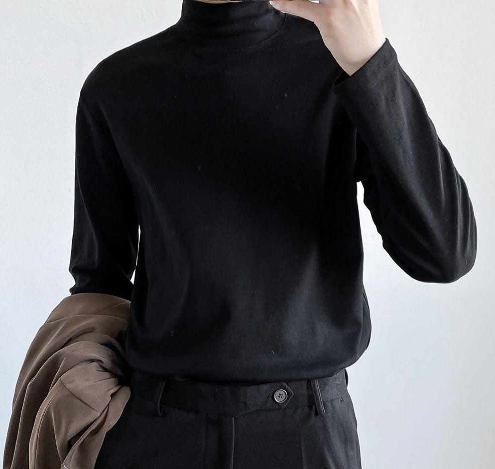 ハイネック ロングスリーブ Tシャツ