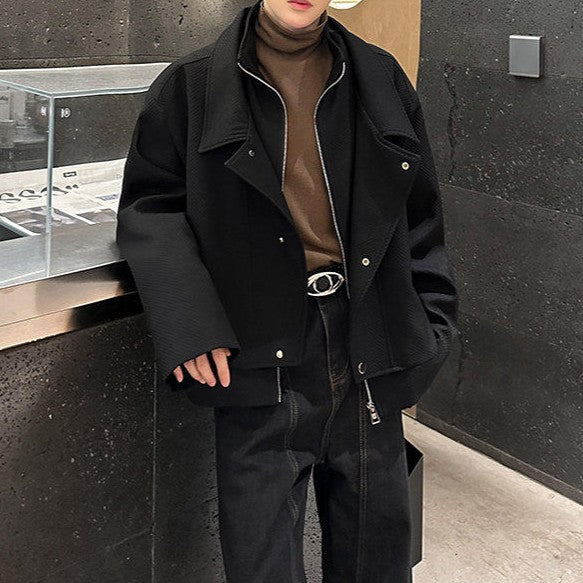 レイヤードテイスト ツインカラージャケット