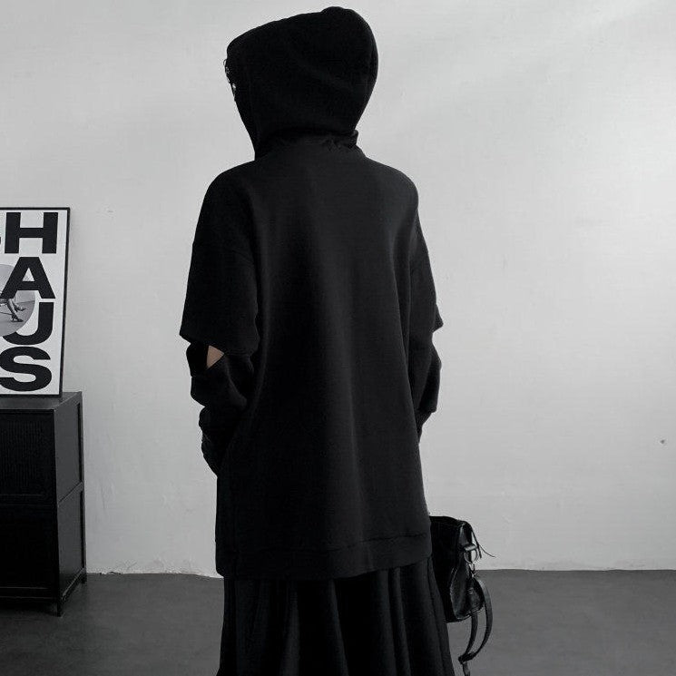 ダークスタイル フーディー ケープガウン