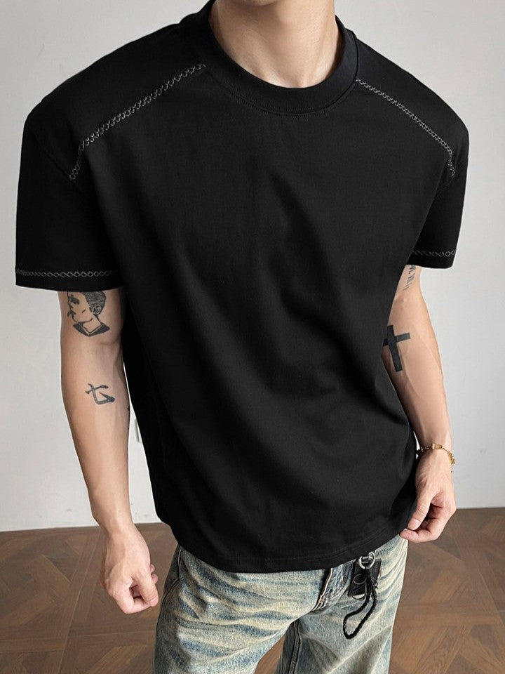ステッチライン ハーフスリーブＴシャツ