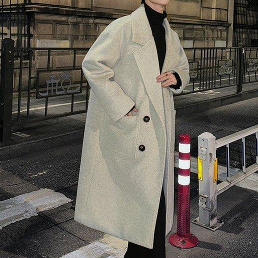 ダブルブレスト ウールトレンチコート