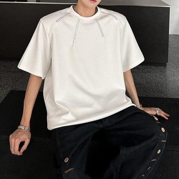 レイディアル クルーネック ハーフスリーブTシャツ
