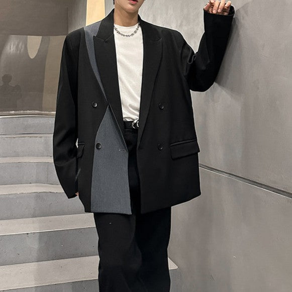 ツートンカラーデザイン リーファーカラージャケット