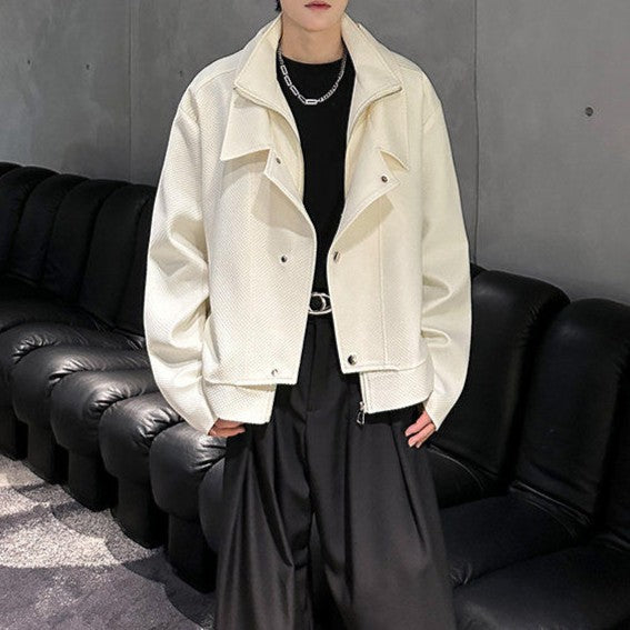 レイヤードテイスト ツインカラージャケット