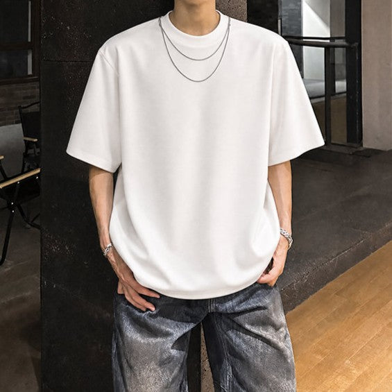 ツインチェーンデコレート ハーフスリーブＴシャツ