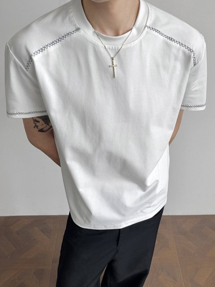 ステッチライン ハーフスリーブＴシャツ