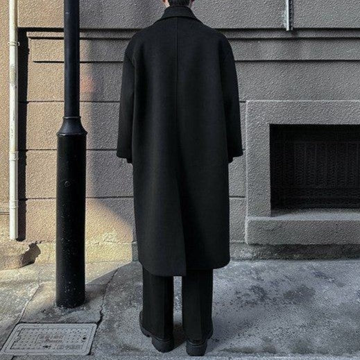 ダブルブレスト ウールトレンチコート