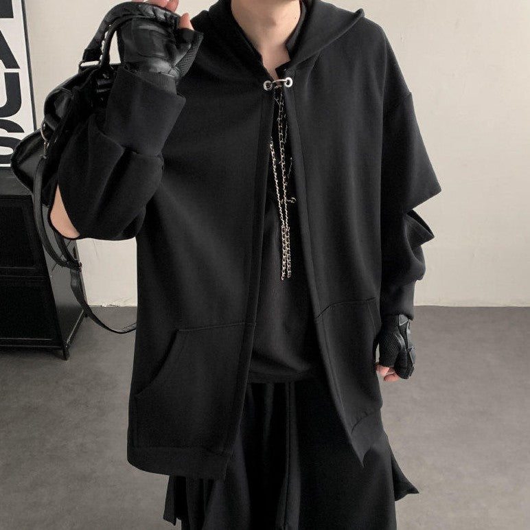 ダークスタイル フーディー ケープガウン