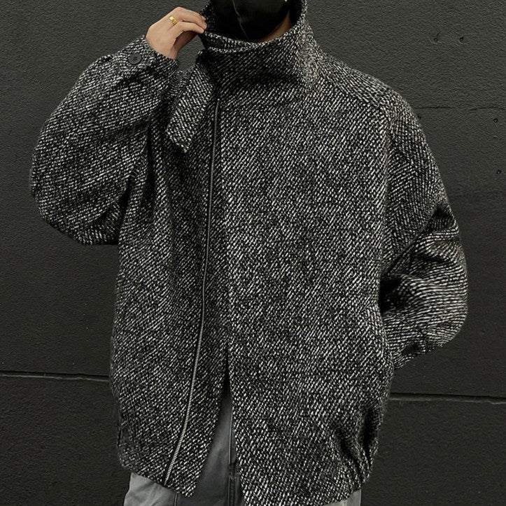 レトロツイル スタンドカラージャケット