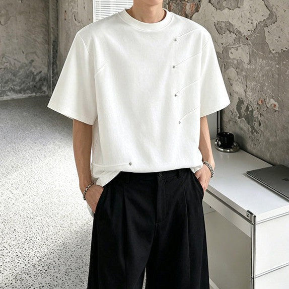 リトルスタッズ パッドショルダー ハーフスリーブＴシャツ