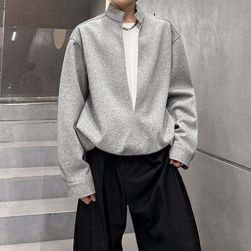 ディープＶネック スウェットジャケット