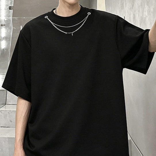 アタッチドメタルチェーン ハーフスリーブTシャツ