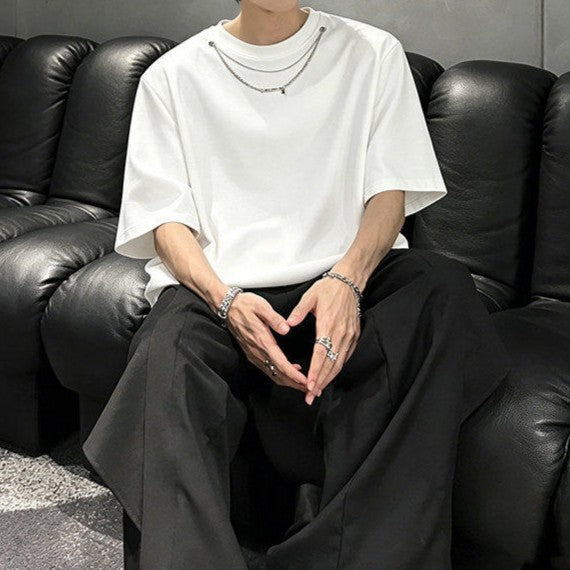 アタッチドメタルチェーン ハーフスリーブTシャツ