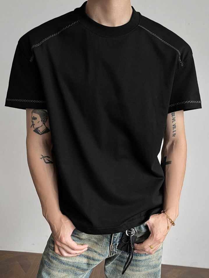 ステッチライン ハーフスリーブＴシャツ