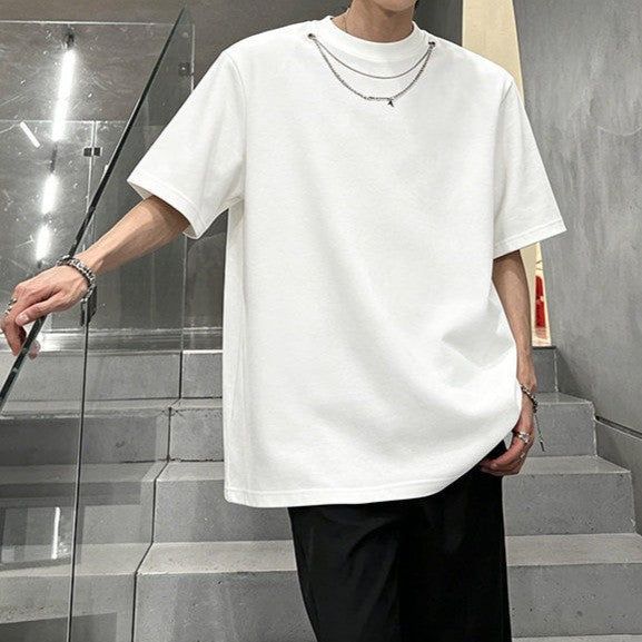 アタッチドメタルチェーン ハーフスリーブTシャツ