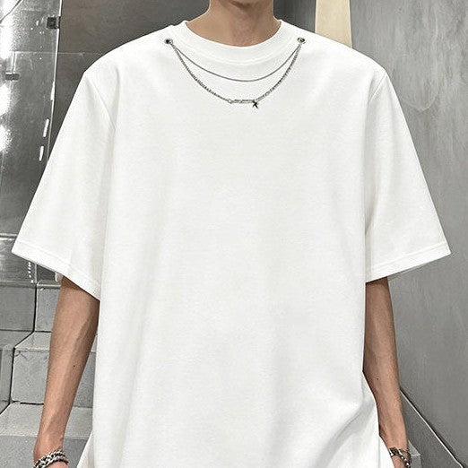 アタッチドメタルチェーン ハーフスリーブTシャツ
