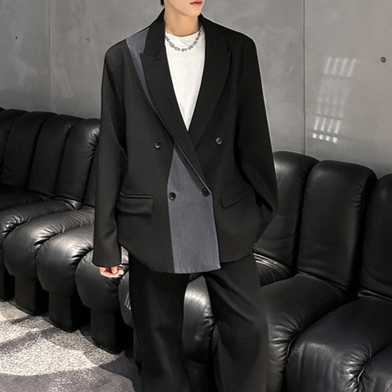 ツートンカラーデザイン リーファーカラージャケット