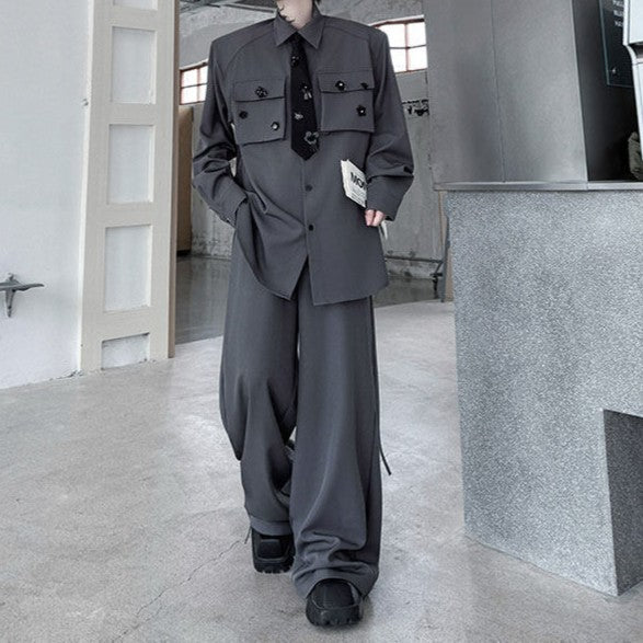 ネクタイアタッチド ビッグポケット セットアップ