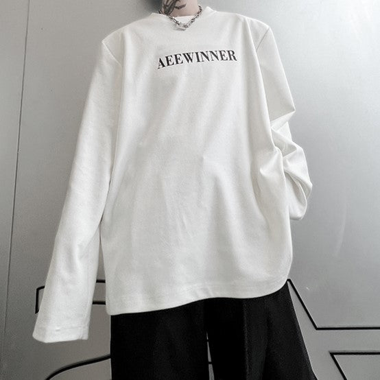 ショルダーパッド ロングスリーブ Tシャツ