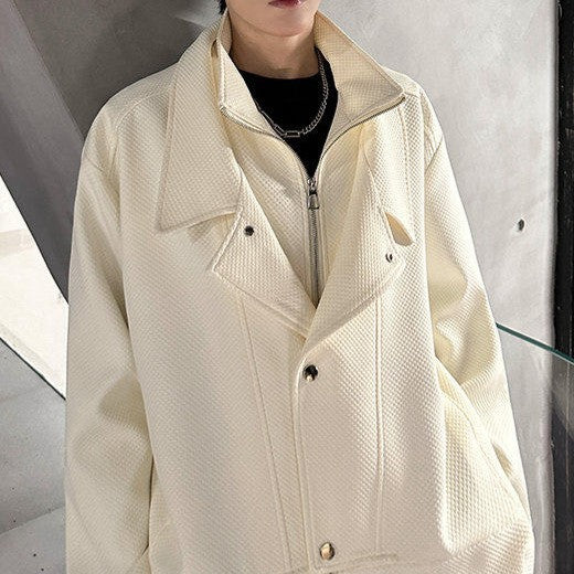 レイヤードテイスト ツインカラージャケット