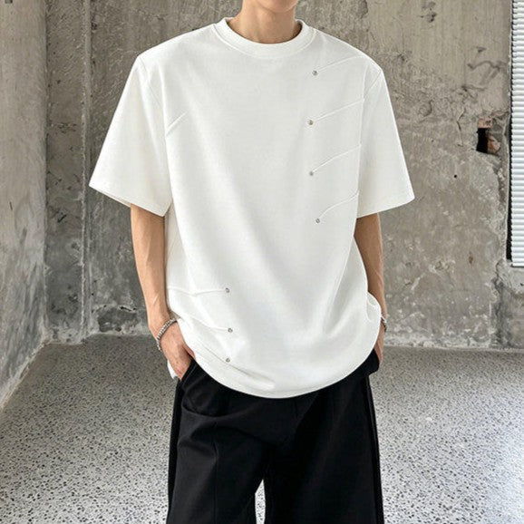 リトルスタッズ パッドショルダー ハーフスリーブＴシャツ