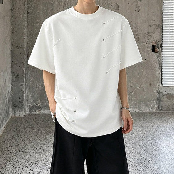 リトルスタッズ パッドショルダー ハーフスリーブＴシャツ